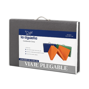 COLCHÓN CUNA DE VIAJE PLEGABLE Y TRANSPIRABLE LA CIGUEÑA