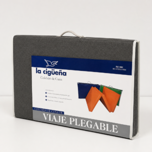 COLCHÓN CUNA DE VIAJE PLEGABLE Y TRANSPIRABLE LA CIGUEÑA