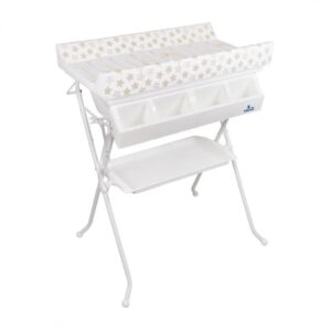 Bañera Cambiador Plegable de Tijera Beige