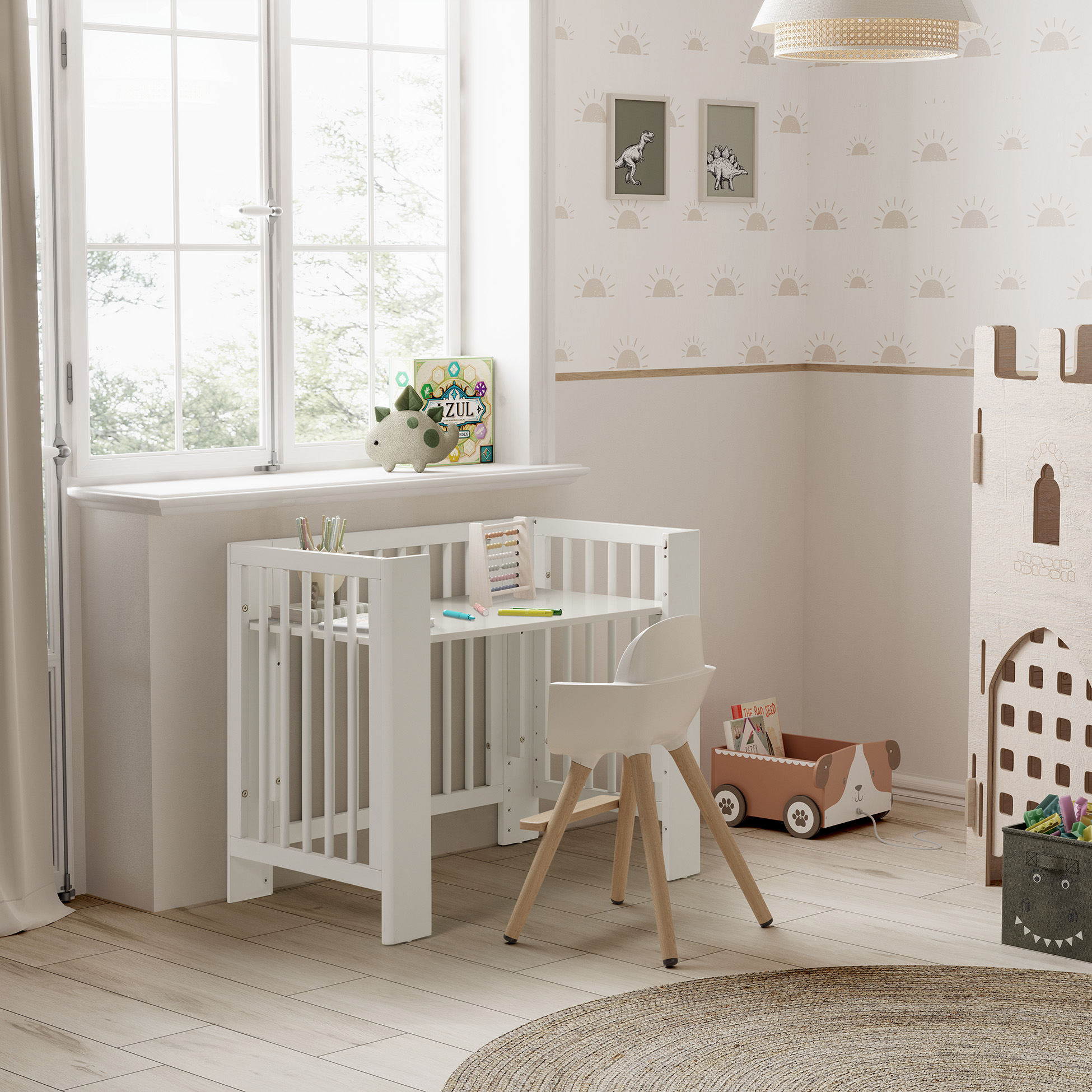 Converbaby Micuna Cuna Evolutiva 90x50 – 90x70 – 140x70 cm - Imagen 16