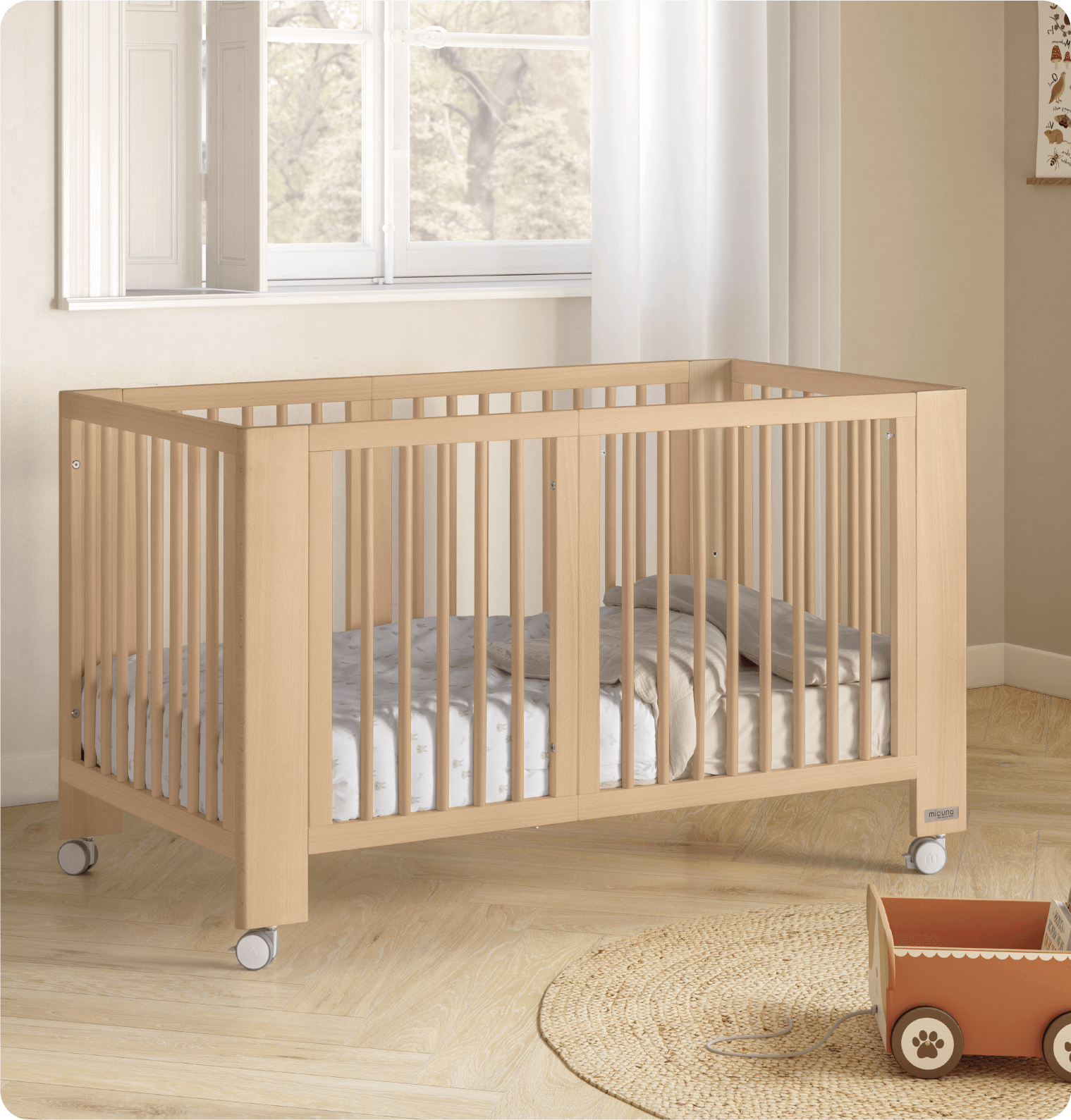 Converbaby Micuna Cuna Evolutiva 90x50 – 90x70 – 140x70 cm - Imagen 7