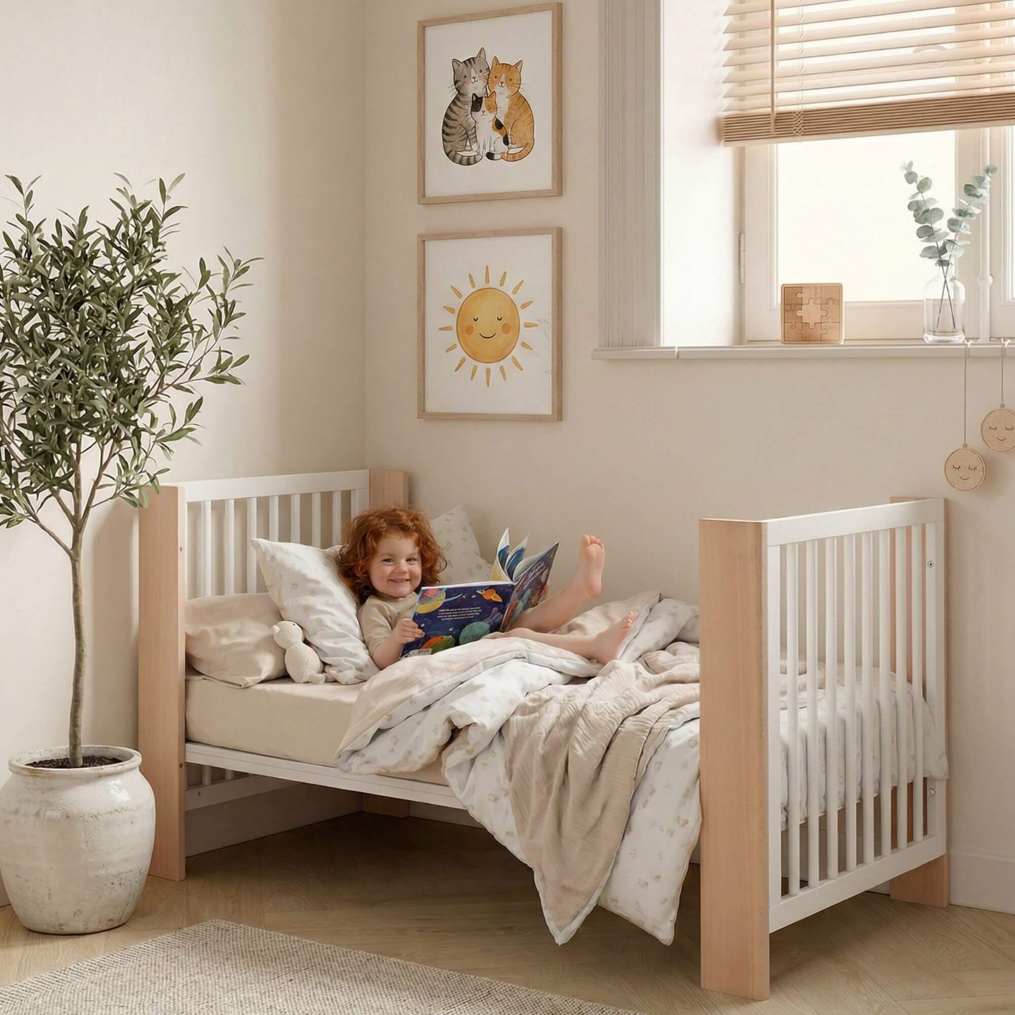 Converbaby Micuna Cuna Evolutiva 90x50 – 90x70 – 140x70 cm - Imagen 20