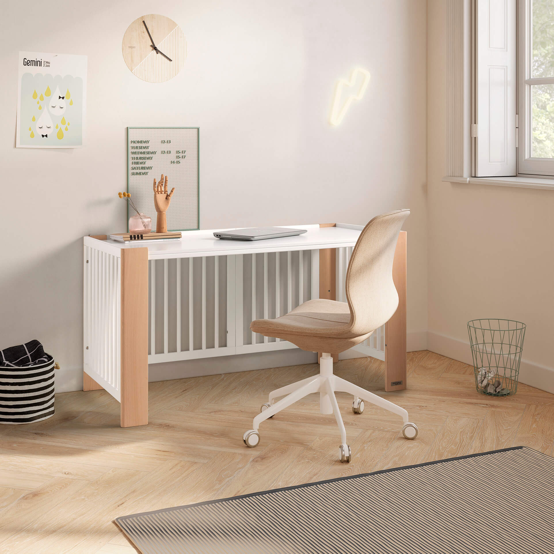Converbaby Micuna Cuna Evolutiva 90x50 – 90x70 – 140x70 cm - Imagen 21