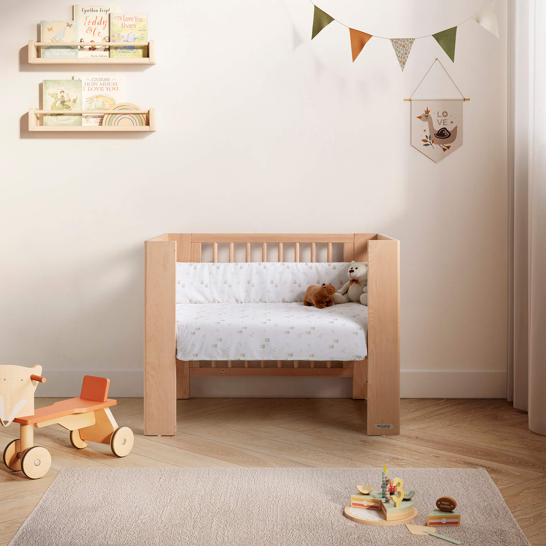 Converbaby Micuna Cuna Evolutiva 90x50 – 90x70 – 140x70 cm - Imagen 5